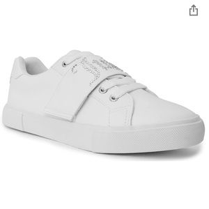 Juicy couture jc cartwheel all white tennis shoe
